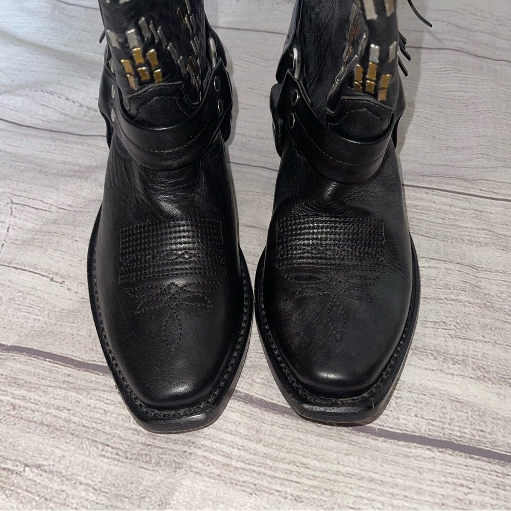 Golden Goose Deluxe Women’s 6 (36) Iron Eagle The Original Golden Moto Boots - Picture 2 of 12